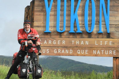 Thomas Widerin - cycling the world - Alaska Highway 2012