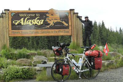 Thomas Widerin - cycling the world - Alaska Highway 2012