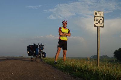 Thomas Widerin - cycling the world - Highway 50 2009