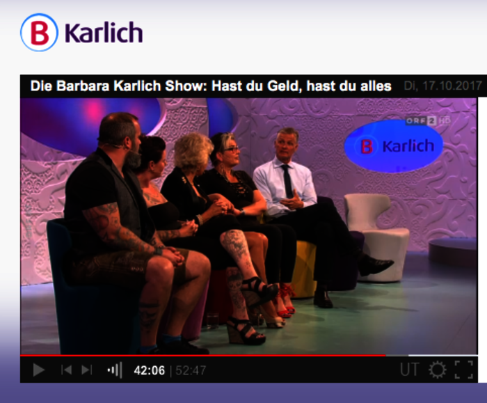 Thomas Widerin bei der Barbara Karlich Show