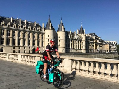 Thomas Widerin - cycling the world - Paris 2020