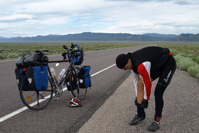 Thomas Widerin - cycling the world - Highway 50 2009