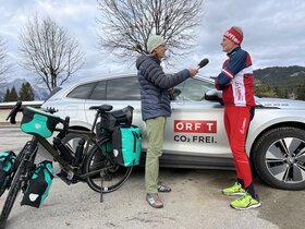 "Der Weltenradler": ORF Radio Tirol Podcast "Bei die Leut´"