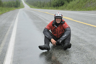 Thomas Widerin - cycling the world - Alaska Highway 2012