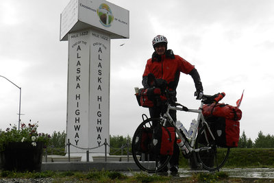 Thomas Widerin - cycling the world - Alaska Highway 2012