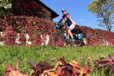 Wenn es ruhig wird entlang der Donau: Donauradweg im Herbst