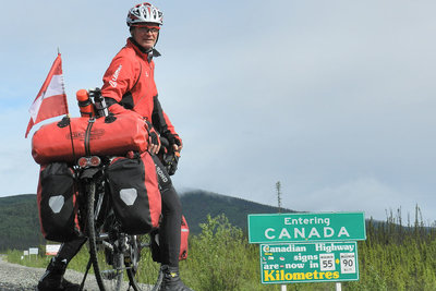 Thomas Widerin - cycling the world - Alaska Highway 2012