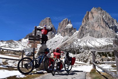 Genussradeln in den Südtiroler Dolomiten