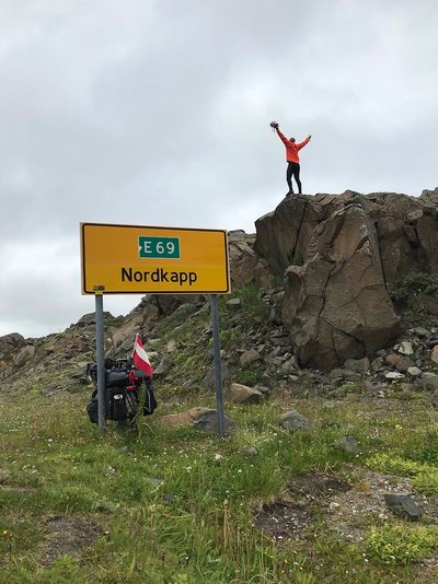 Thomas Widerin - cycling the world - Nordkap 2019