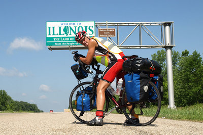 Thomas Widerin - cycling the world - Highway 50 2009