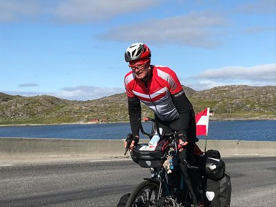 Thomas Widerin - cycling the world - Nordkap 2019