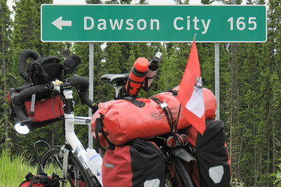 Thomas Widerin - cycling the world - Alaska Highway 2012